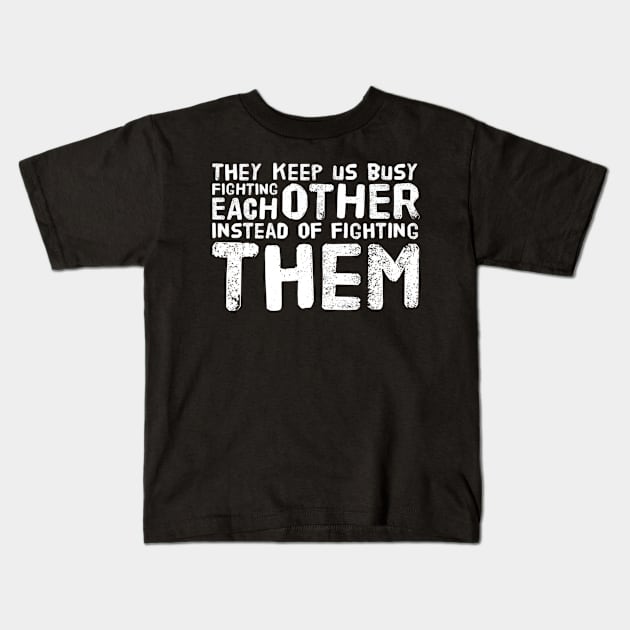 True enemy Kids T-Shirt by MADMIKE CLOTHING